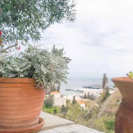 公寓 The Walnut Tree - Cycladic Getaway By Explore Andros Lámira